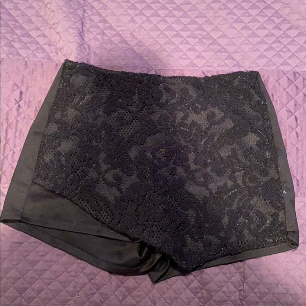 Black Lace Skort